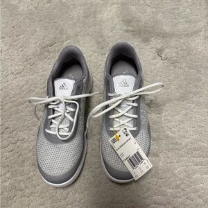 NEW Ladies Adidas Golf shoes, light grey with White Accents